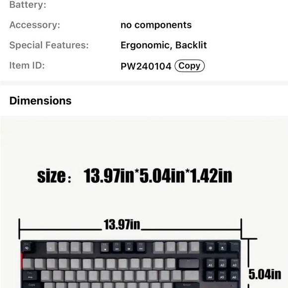 Pink Wireless Keyboard - Picture 8 of 9